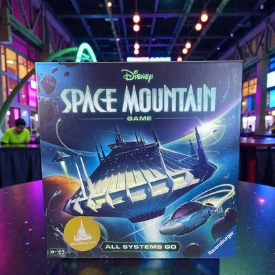 Disney Space Mountain Juego de Mesa Todos los Sistemas Go Nuevo Caja Abierta Completo Foto 1 de 4