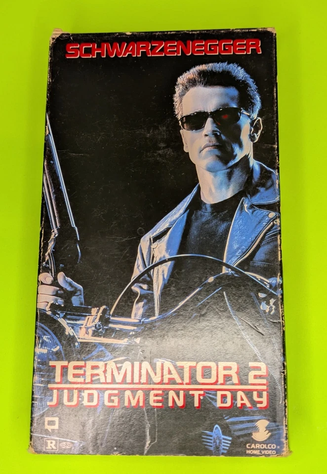 terminator 2: judgement day vhs t2 arnold schwarzenegger, james cameron - Image 1 of 4