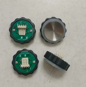 4PCs OEM Elevator PUSH BUTTON BR27C / A311 FAA25090 Blue Light DC 24-30V 4-wire - Picture 1 of 6