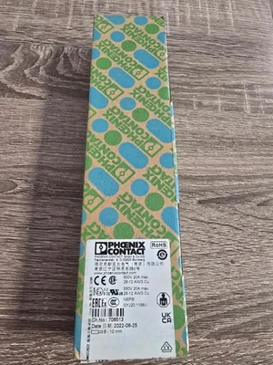 New In Box PHOENIX CONTACT 3209512 pt2,5 Feed Though Terminal - Image 1 of 4