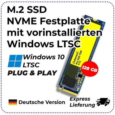 M.2 SSD-Festplatte mit vorinstalliertem Windows 10 Enterprise LTSC für B2B - Image 1 of 4