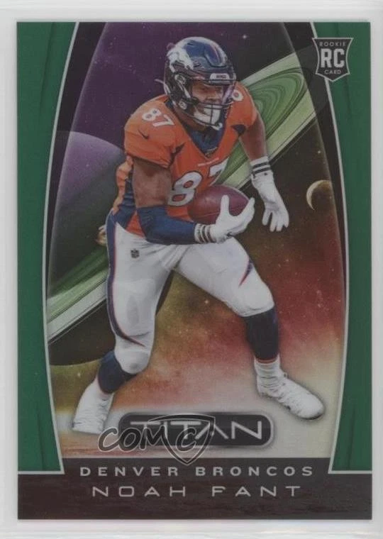 2019 Panini Chronicles Titan Green /25 Noah Fant #T18 Rookie RC - Image 1 of 2