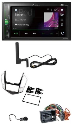 Pioneer MP3 DAB AUX 2DIN Bluetooth Autoradio für Chevrolet Cruze 2011-2016 - Bild 1 von 4