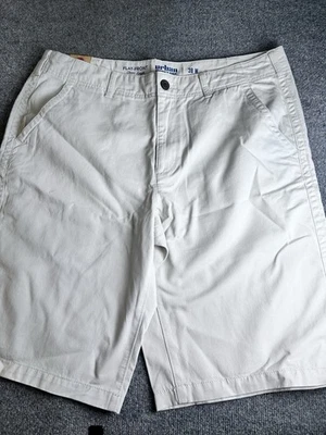 Urban Pipeline 平前经典长度 Hits At Knee 男式 38 短裤卡其色 1195 — 第 1/4 张图片