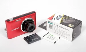 Cámara digital Samsung ST72 ROJA 16,2 MP PROBADA + batería + cargador #0875 - Imagen 1 de 7