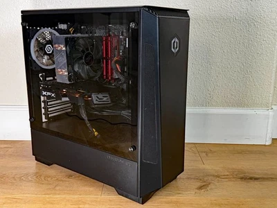 CyberPowerPC 台式机 AMD 锐龙 5 3600,Radeon RX 580,1.24TB 固态硬盘带 2.0TB 硬盘  — 第 1/4 张图片