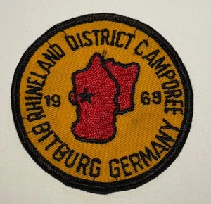 Rhineland District Transatlantic Council Patch 1968 Boy Scout XJ3 - Picture 1 of 1