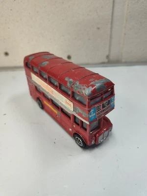Autobús A35 1:43 DINKY TOYS 289 LONDRES ROUTEMASTER ROJO ESO BUEN ESTADO Foto 1 de 4