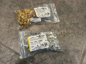 Earclips, Half Ball with Loop, Gold/Silver Plate for Jewelry Making - Picture 1 of 3