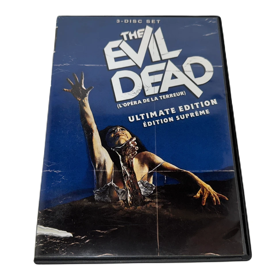 The Evil Dead Ultimate Edition DVD Set 3 Disc w/Double Sided Poster OOP Rare - Image 1 of 4