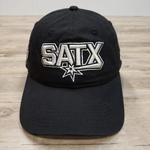 San Antonio Spurs Hat Cap Strap Back New Era Statement Edition Jersey Logo Black - Picture 1 of 9