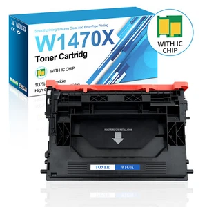 1PK W1470X 147X Cartuccia Toner con NUOVO CHIP per HP LaserJet M610n M611x M612dn - Foto 1 di 21