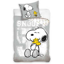 Snoopy Peanuts Bettwäsche Set 140x200cm + 70x90cm Kinderbettwäsche Baumwolle
