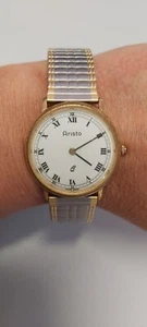 Aristo Swiss Quartz Damen Armbanduhr mit Strechtarmband Vintage - Bild 1 von 8