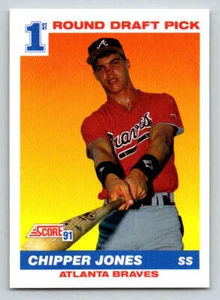 1991 Score #671 Chipper Jones RC (ref 203933) - Picture 1 of 2