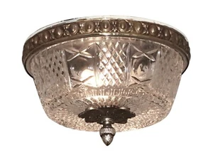 Waldorf Astoria Cast Crystal 9.5 in. Flush Mount - Picture 1 of 5