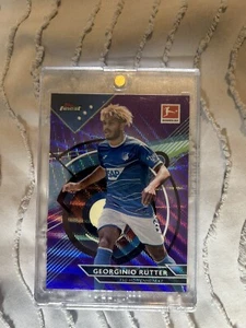 Georginio Rutter - 22-23 Topps Bundesliga Chrome Hoff /250 Purple Mojo - Bild 1 von 2