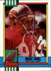 1990 Topps #14 Brent Jones NM-MT RC Rookie 49ers