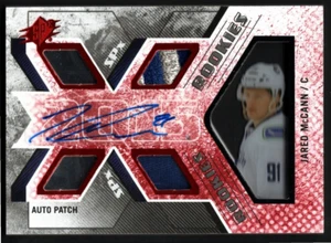 JARED McCANN 2015-16 Upper Deck SPx ROOKIE AUTO PATCH JERSEY #34/50 Signature RC - Picture 1 of 2