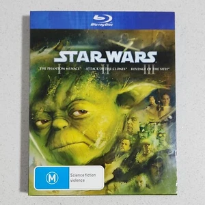 STAR WARS II & III - 2011 Blu-Ray DVD Sci-Fi Movie Rated M *DISC 1 MISSING* - Picture 1 of 6