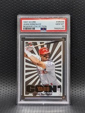 1997 Score Juan Gonzalez SUPER RARE Reserve Collection PSA 10 **POP 1** GEM MINT