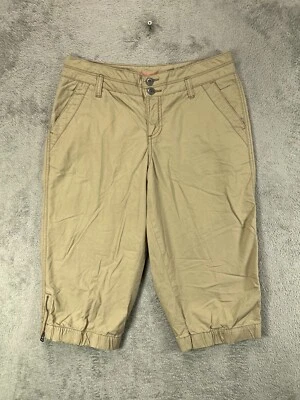 SONOMA Life Style Modern Skimmer Pants Womens 6 Khaki Crop Pants Beige Gorpcore - Image 1 of 4