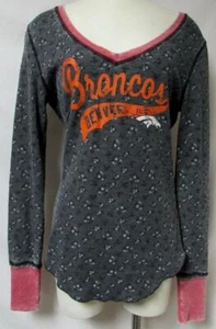 Touch by Alyssa Milano Denver Broncos Women's Size M Waffle Shirt A1 4945 - Picture 1 of 2
