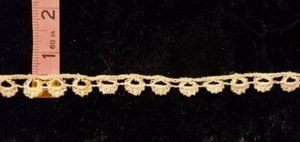 Vintage/Antique Ecru Cotton Lace 9 1/2 Yards - Picture 1 of 1