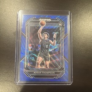 2023-24 Panini Prizm Draft Picks AUSAR THOMPSON RC Rookie Blue Wave /249
