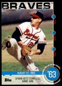 2015 Topps Series 1 Baseball History Warren Spahn #5B Milwuakee Braves