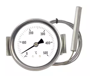 DIAL Pizza Oven Thermometer Bread Wood Fired oven Temp Gauge 0-500 C exhaust gas - Picture 1 of 5