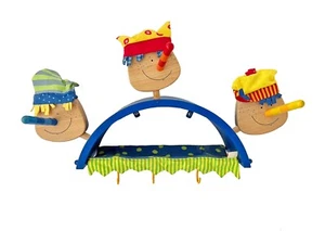 HABA hochwertige Echtholz Kindergarderobe Mützentrio~NEUwertig - Bild 1 von 3