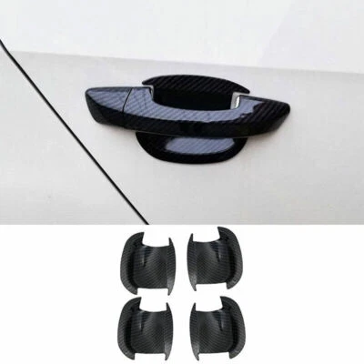 Cubierta de tazón de puerta lateral exterior de carbono ABS para Volkswagen Golf MK6 2011-2013 Foto 1 de 4