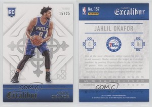 2015-16 Panini Excalibur Rookies Gold /25 Jahlil Okafor #157 Rookie RC