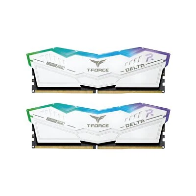 TEAMGROUP T-Force Delta RGB DDR5 Ram 64GB (2x32GB) 6000MHz CL38 Intel XMP 3.0... - Image 1 of 4