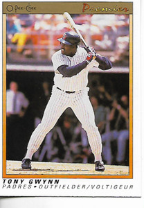 1991 O-Pee-Chee Premier Tony Gwynn Base Card