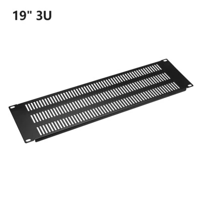3U Blank Rack Mount Panel Spacer Vented for 19" Server Network Rack Cabinet - Image 1 of 4