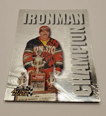 Ironman Champion Terry Labonte 1997 Pinnacle #1 Special Embossed  - Image 1 of 4