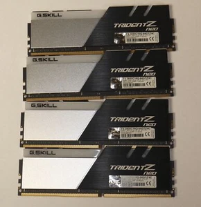 Desktop Memory: G.SKILL Trident Z Neo 16Gx4 DDR4-3600 (64GB) F4-3600C16Q-64GTZNC - Picture 1 of 2