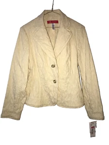 NWT ANNE KLEIN Jacket Size 12 Button Down Long Sleeve - Picture 1 of 2