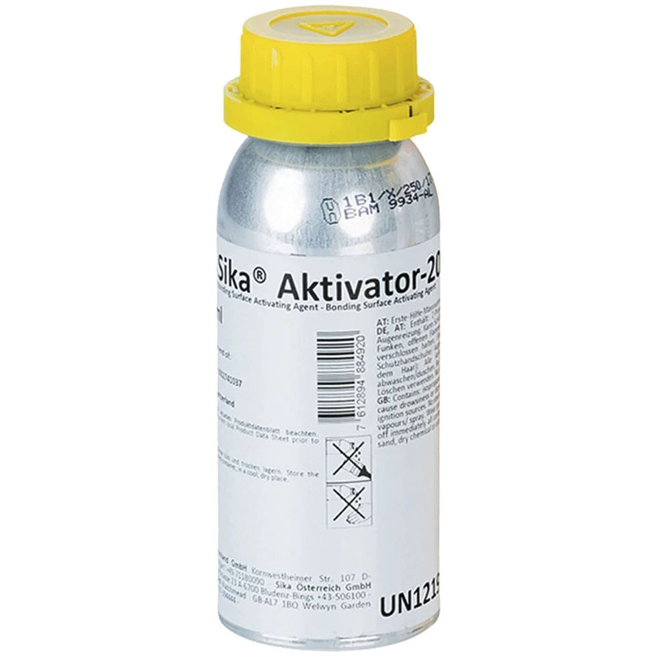 Sika Aktivator Klebende Oberflächenaktivierung Agent - Transparent, 250ml (567789)