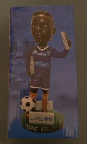 DANE KELLY 2018 Bobblehead RENO 1868 FC SGA Jamaica USL Championship Cover