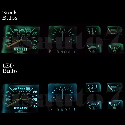 Dash Cluster Gauge AQUA BLUE LED LIGHT KIT Fits 80-86 Ford F100 F150 F250 Bronco Foto 1 de 4