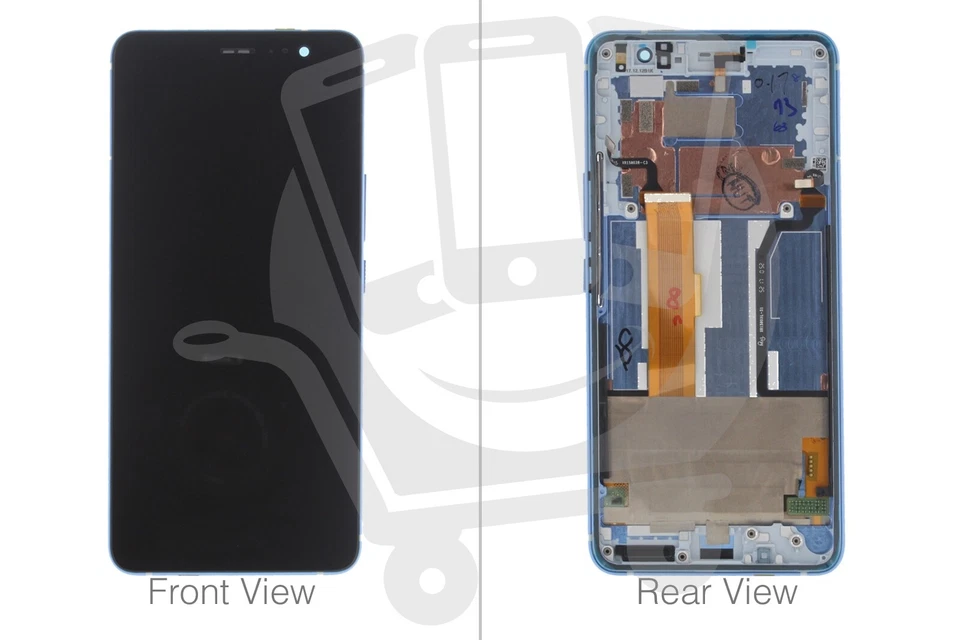 Genuine HTC U11+ Amazing Silver LCD Screen & Digitizer - 80H02125-03 - Image 1 of 1