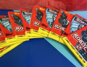 1990 Set of 2 Topps RoboCop 2 Trading Cards New in Package w/ Free Shipping!