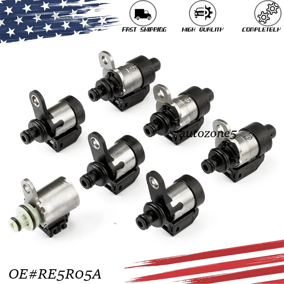 RE5R05A Transmission Solenoid Kit Fit For Nissan Titan V8 5.6L 2004-2009 2010 US — 第 1/4 张图片
