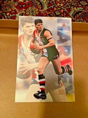 Tarjeta de cumpleaños de felicitación del centenario Robert Harvey AFL - Folio, Santos de Santa Kilda. Foto 1 de 2