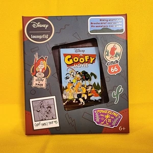 Loungefly Disney A Goofy Movie VHS Cover Sliding Limited Edition Enamel Pin NEW - Picture 1 of 11