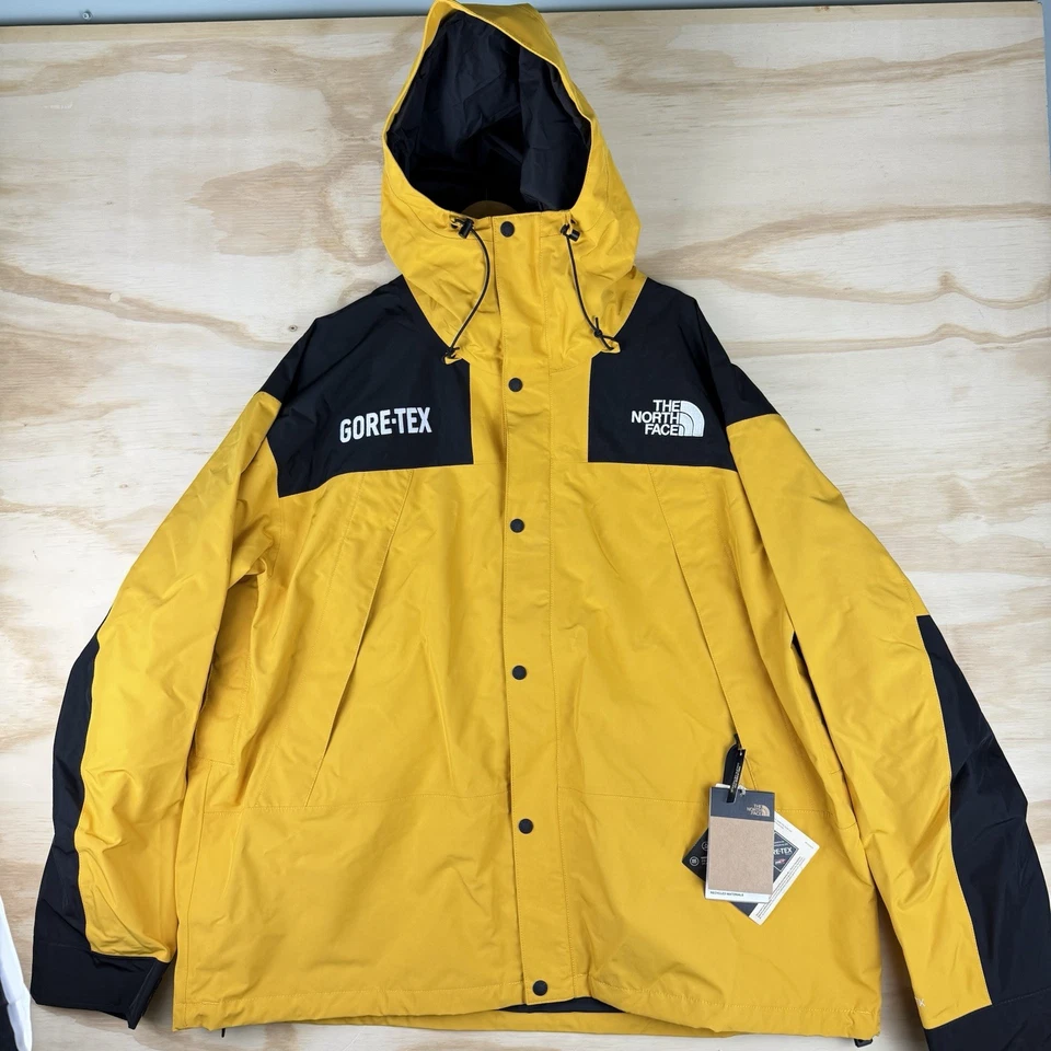The North Face Men's Summit Gold/TNF Black GORE-TEX Mountain Hooded Jacket - Image 1 of 4