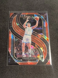 2024-25 Panini Select - Premier Level Tidjane Salaun #169 Red Cracked Ice Prizm - Bild 1 von 2